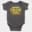 Singathapathi Singame Sunna Asingam Short Sleeve Baby Onesie in Charcoal Color